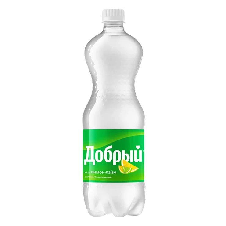 Напиток газированный Добрый лимон лайм 1 л., ПЭТ