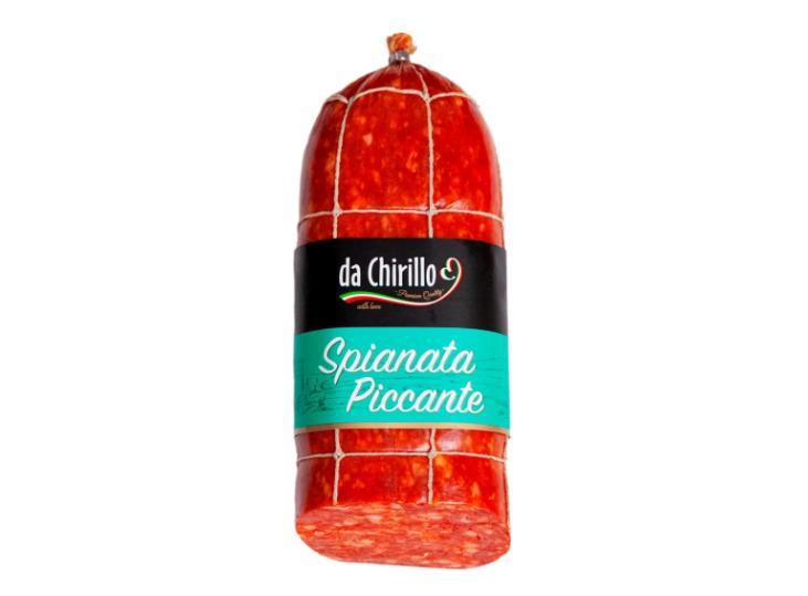 Колбаса Da Chirillo Спьяната Пикантэ, полусухая, с/в 2 кг., высокобарьерная пленка