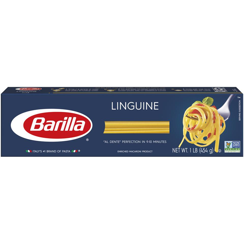 Макаронные изделия Barilla linguine rigate лингвини, 450 гр., картон