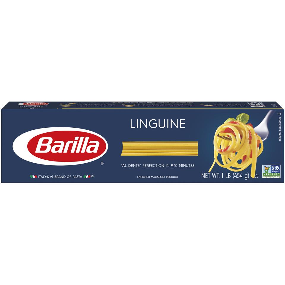 Макаронные изделия Barilla linguine rigate лингвини 450 гр., картон