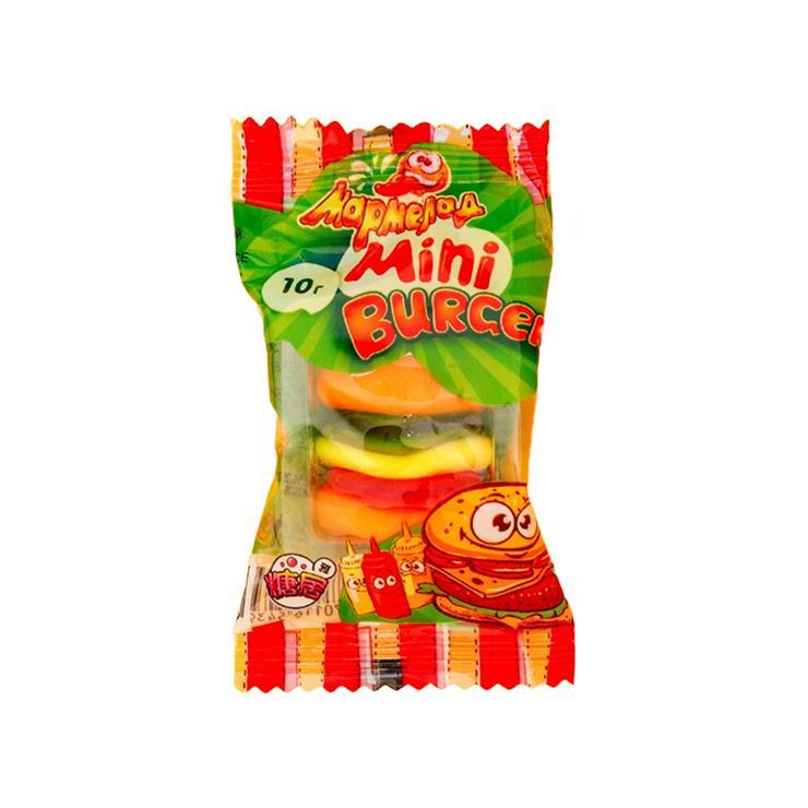 Мармелад жевательный Fun Candy Lab mini BURGER 10 гр., флоу-пак