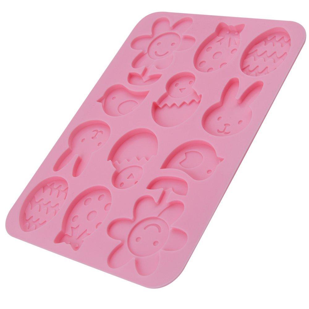 Форма для шоколадных конфет силиконовая пасхальное настроение 23,5х16,5х0,5 см.,пакет