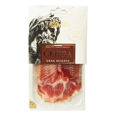 Нарезка Solemici coppa из мяса свинины коппа категории B сыровяленная сервировочная, 70 гр., вакуум