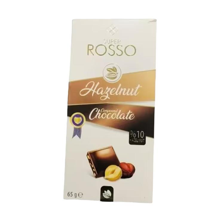 Шоколад ROSSO с фундуком 65 гр., картон