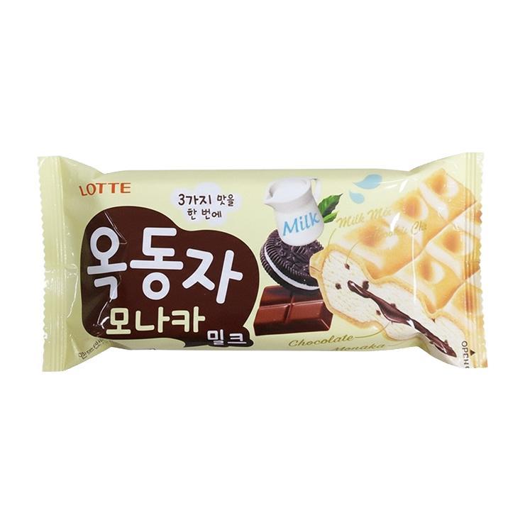 Мороженое пломбир Lotte сэндвич ракушка 100 гр., флоу-пак