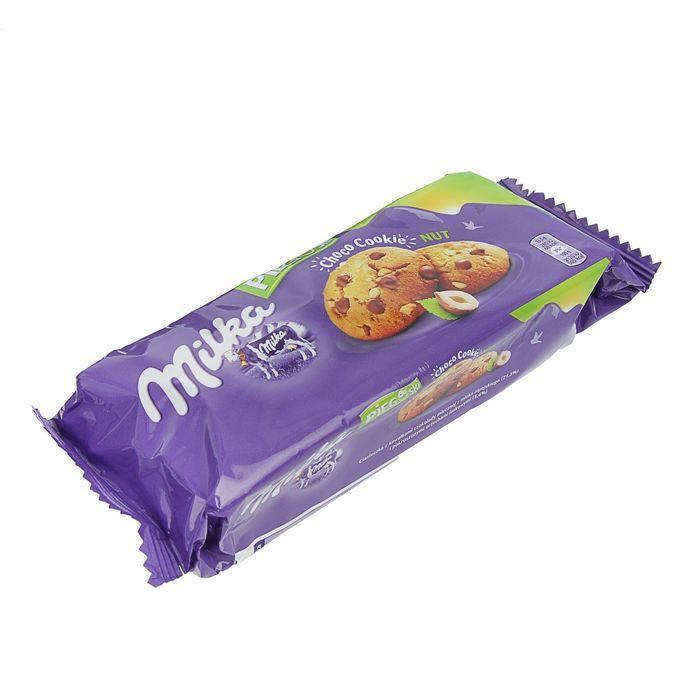 Печенье Milka Choco Cookie Nut c орехом, 135 гр., флоу-пак