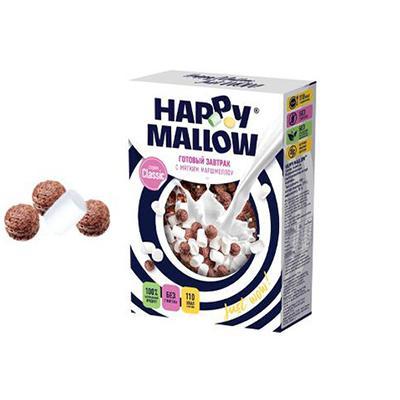 Завтрак сухой Happy Mallow шарики кукурузные с мягким маршмеллоу 240 гр., картон
