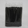 Трубочки д/коктейля черные, гофр. d=5 мм 210 мм, ПП, Фарт, 250 шт/уп, пластиковый пакет