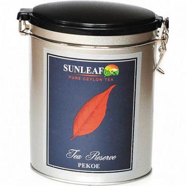 Чай чёрный крупнолистовой Sunleaf Pekoe, 200 гр., ж/б