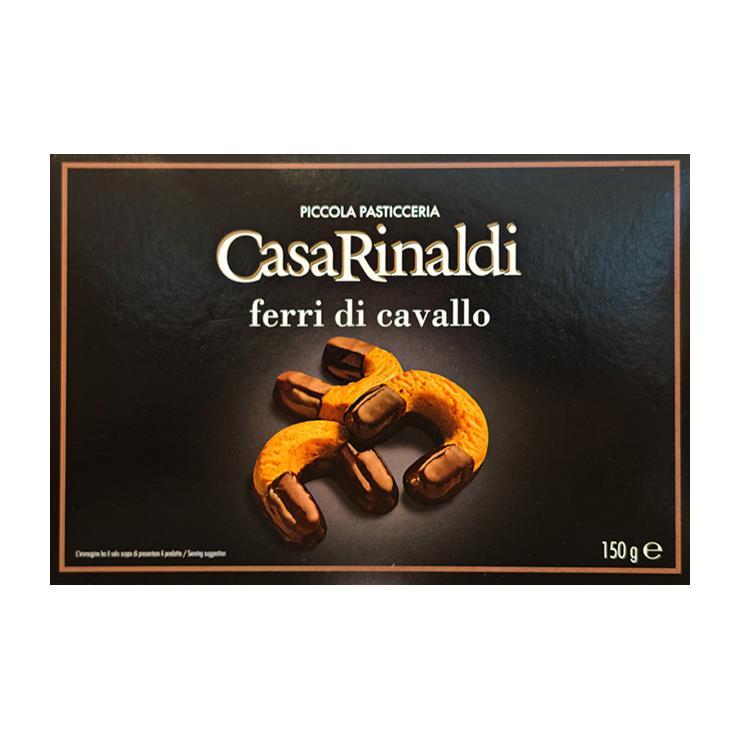 Печенье Casa Rinaldi Фeрри ди Кавалло шоколадная глазурь 150 гр., картон