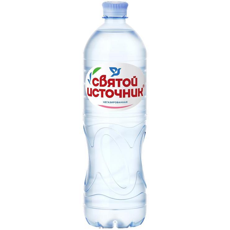 Вода негазированная Святой Источник 1 л., ПЭТ