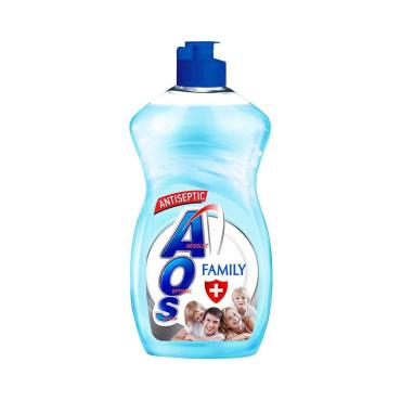 Жидкость для мытья посуды AOS Family, 450 мл., пластиковая туба