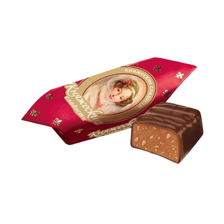 Конфеты Konti Княжеские с миндалем 6 кг., пакет