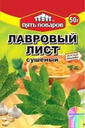 Лист лавровый Пять поваров, 50 гр., сашет