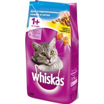 Whiskas Сухой корм для кошек стер курица 1.9кг