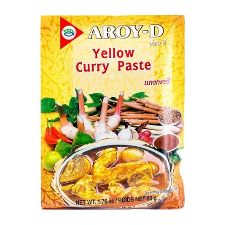 Соус Aroy-D паста карри желтая 50 гр., саше