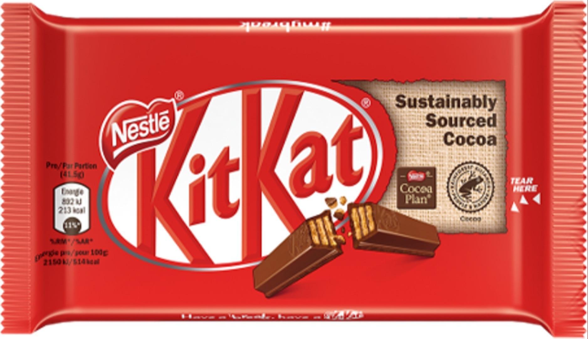 Батончик KitKat Германия Finger, 41,5 гр., флоу-пак