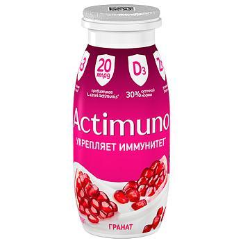 Напиток молочный Актимуно  Гранат 1,5% 95 гр., ПЭТ