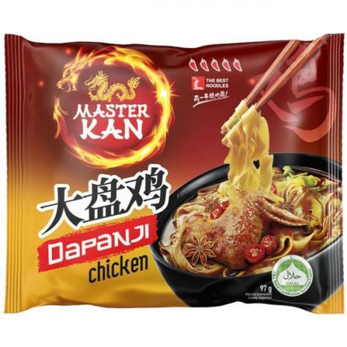 Лапша быстрого приготовления Мастер Кан Курица Dapanji 97 гр., флоу-пак