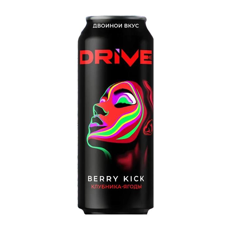 Напиток энергетический Drive Me ягоды 450 мл., ж/б