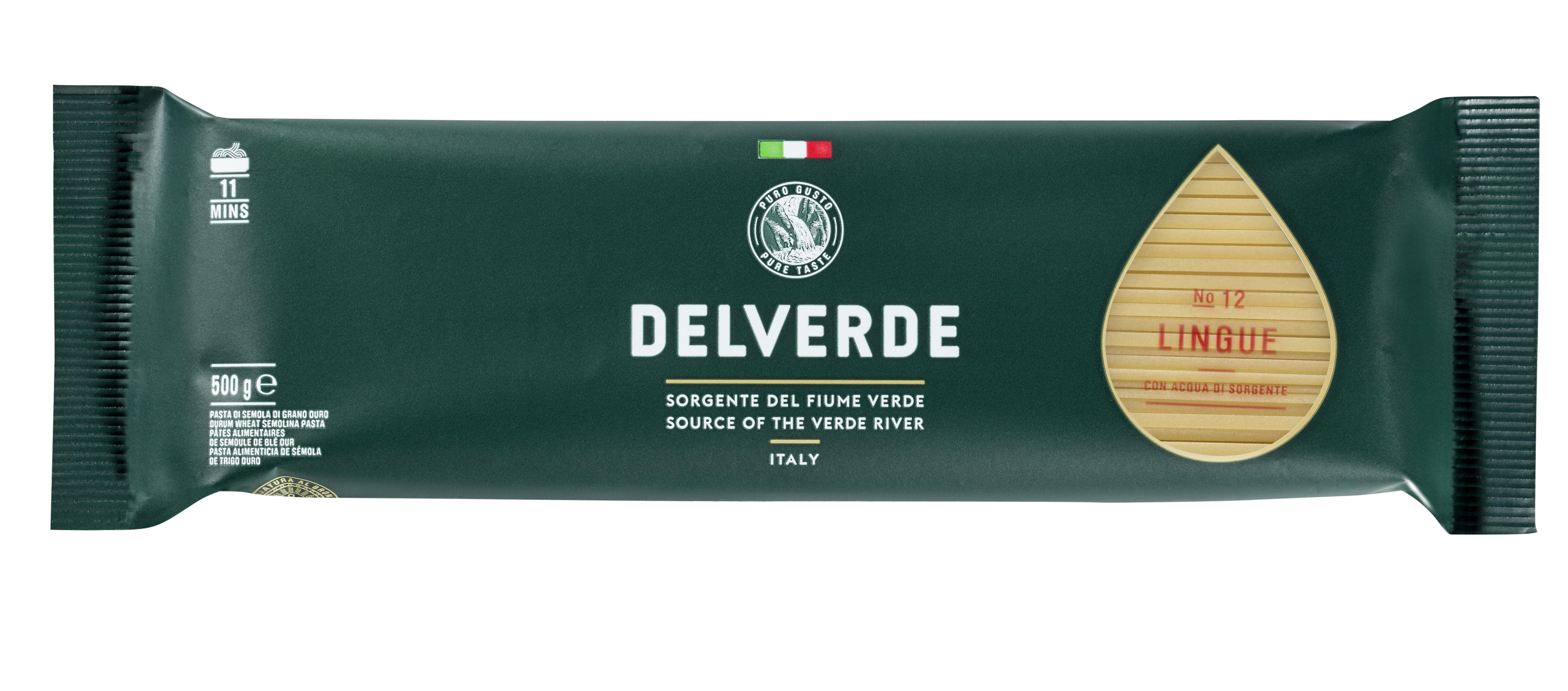 Паста Лингуэ Delverde № 012, 500 гр., флоу-пак