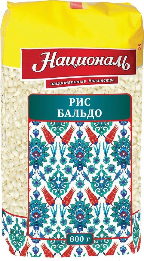 Рис бальдо среднезерный Националь, 800 гр., флоу-пак