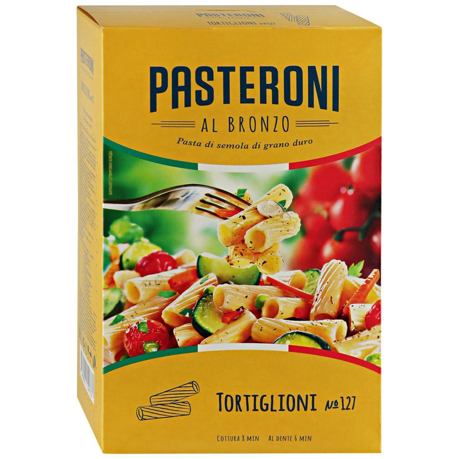 Макаронные изделия Pasteroni Tortiglioni №127, 400 гр., картон