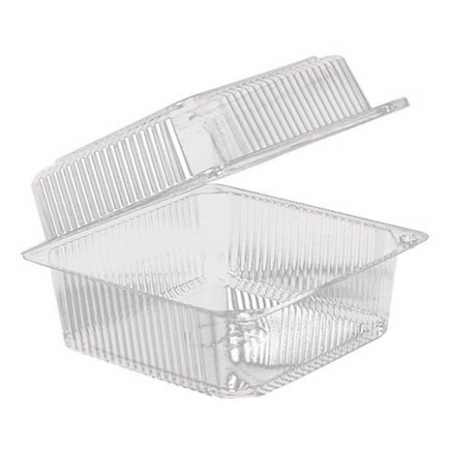 Упаковка квадрат 132х131х58мм, 0,35кг, прозрачная, (220732) ОПС