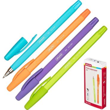 Ручка шариковая Attache Joy 0,5мм, синий, шарик., неавт., б/манж.