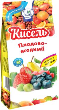 Кисель Плодово-ягодный ГОСТ цветная м/уп Relish, 500 гр., пластиковый пакет