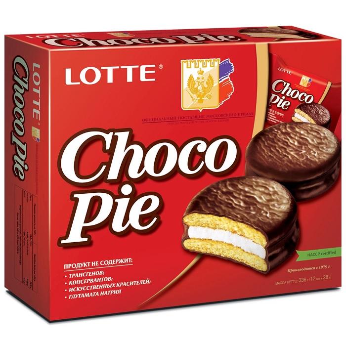 Пирожное Choco Pie Lotte 336 гр., картон