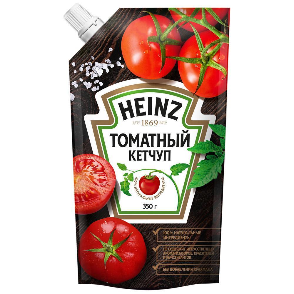 Кетчуп Heinz Томатный 350 гр., дой-пак