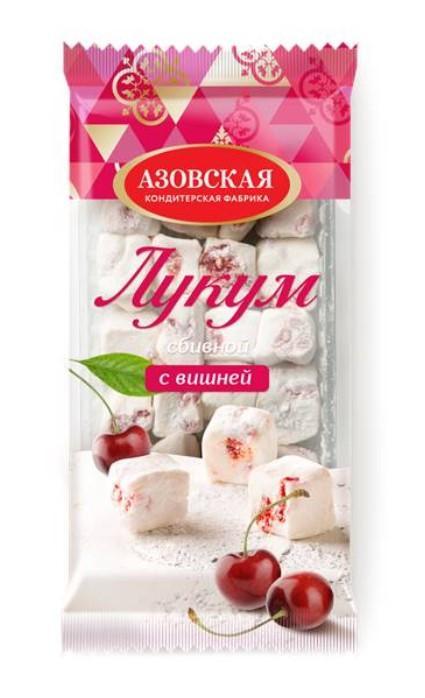 Лукум Азовская КФ, с Вишней рулет, 250 гр., флоу-пак
