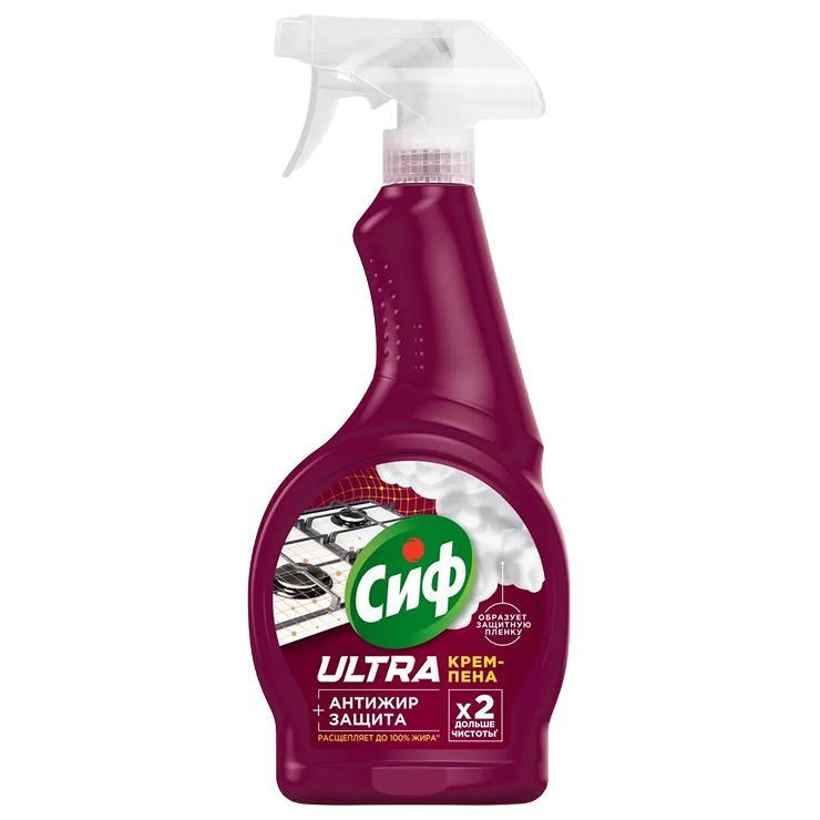 Крем-пена Сиф чистящая антижир и защита для кухни 500 мл., ПЭТ