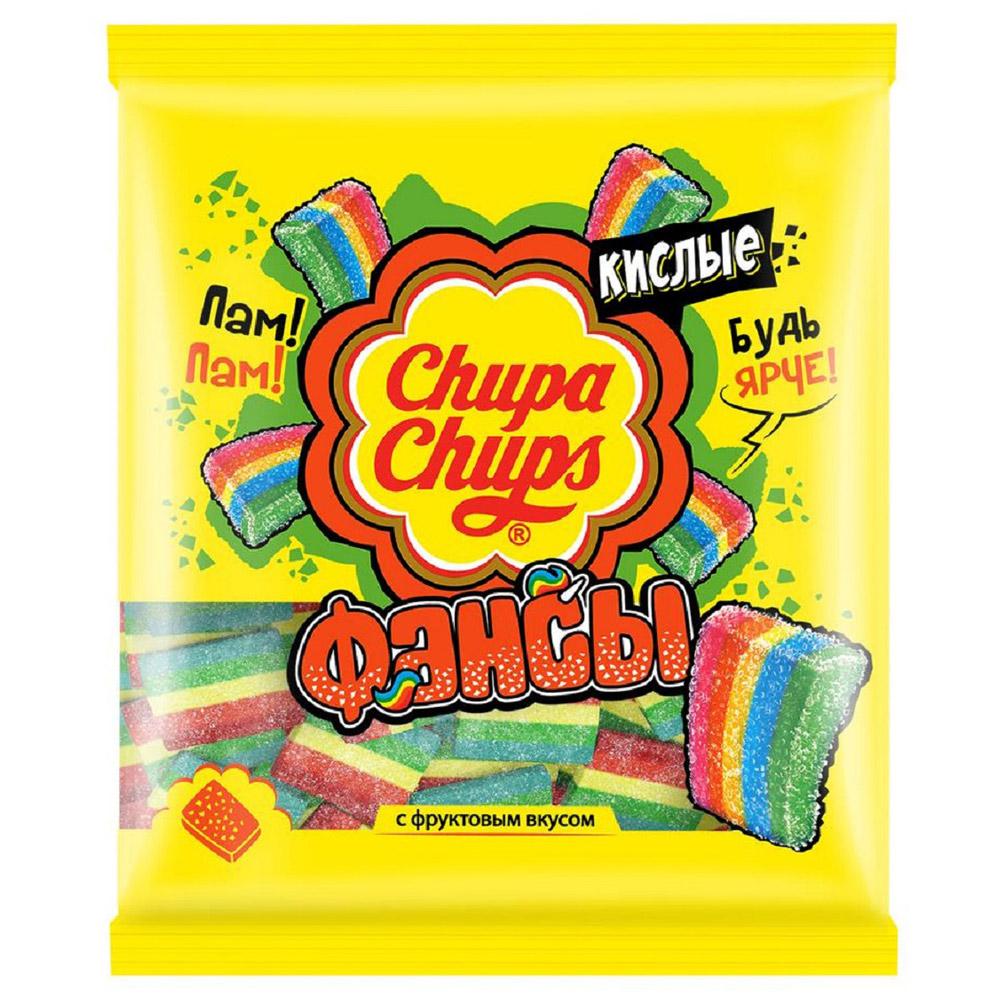 Мармелад жевательный Chupa Chups мини пластиночки 150 гр., флоу-пак