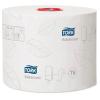 Бумага Tork, туалетная Mid-size Advanced в рулонах, 2 слая, белая, Т6, 100 м., обертка фольга/бумага