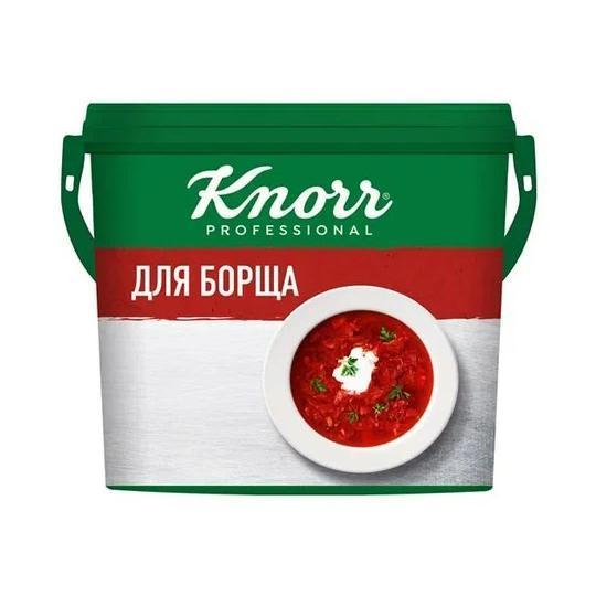 Заправка для борща Knorr смесь сухая 2,4 кг., ведро