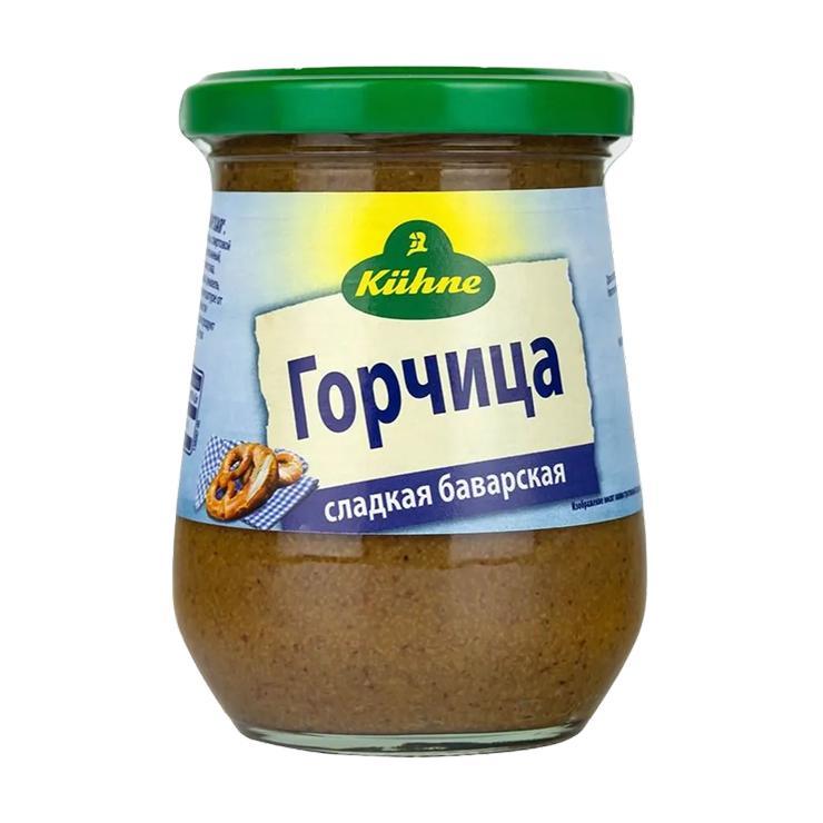 Горчица Kuhne баварская сладкая 250 гр., стекло