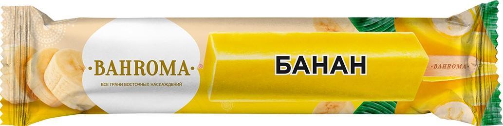 Мороженое Bahroma эскимо Лёд молочный банан, 68 гр., флоу-пак