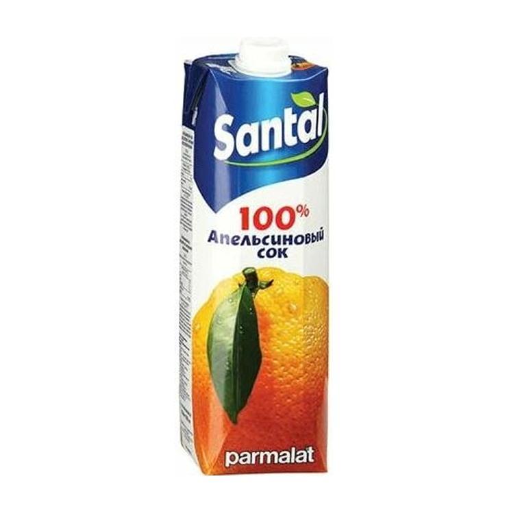 Сок Santal апельсиновый 1 л., тетра-пак