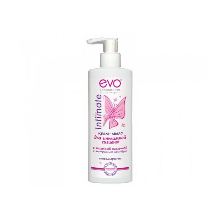 Крем-мыло Evo Intimate с календулой для интимной гигиены 200 мл., флакон с дозатором
