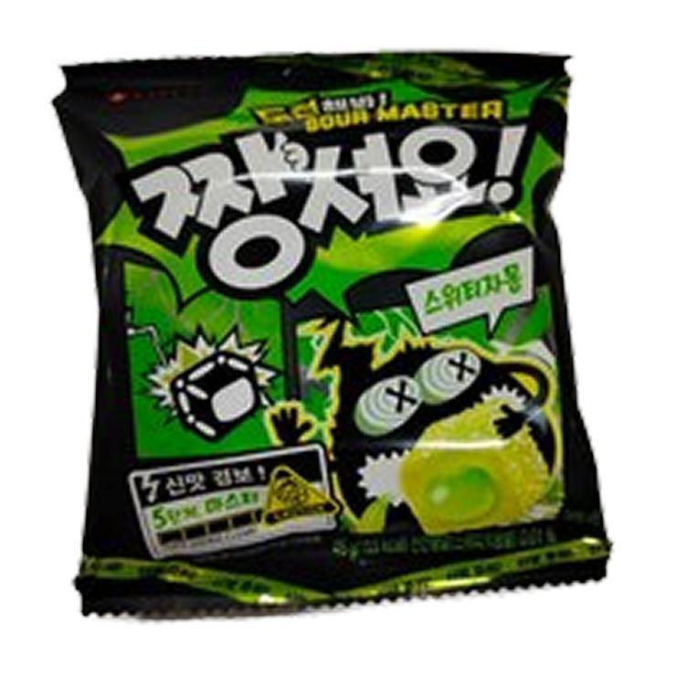 Драже Lotte Super sour jelly sweet грейпфрут жевательные 45 гр., флоу-пак