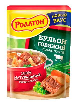 Бульон Роллтон мясной 90 гр., флоу-пак