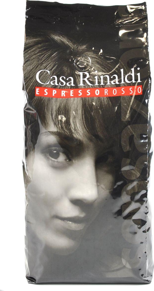 Кофе Красный натуральный жареный в зернах Casa Rinaldi, 1 кг., вакуумная упаковка