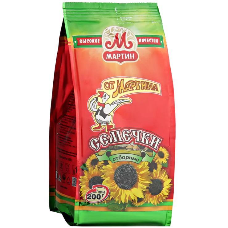 Семечки Мартин 200 гр., флоу-пак