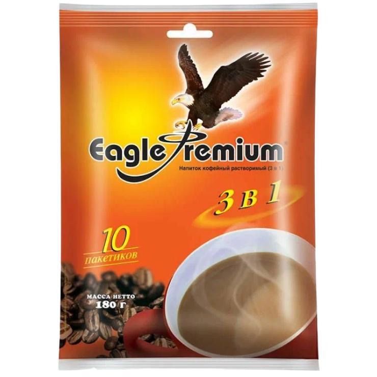 Кофейный напиток Eagle Premium 3 в 1 50 пакетиков кофе 18 гр., саше