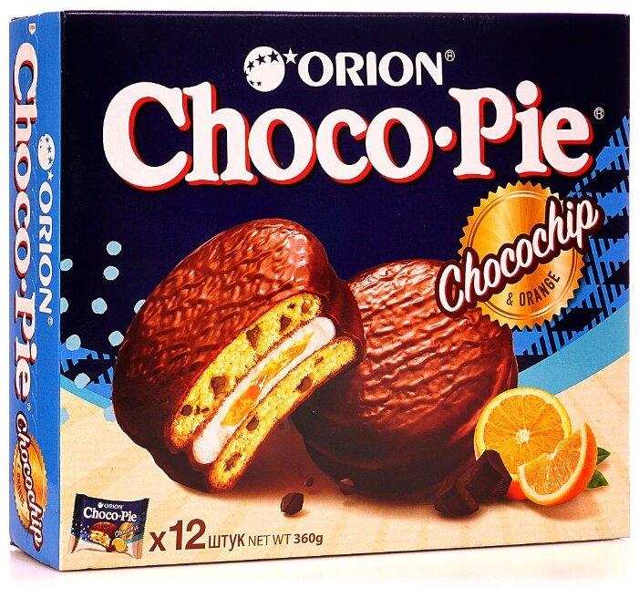 Печенье Orion Choco Pie апельсин 360 гр., картон