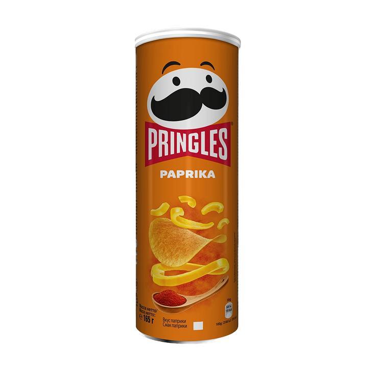 Чипсы Pringles paprika 165 гр., туба