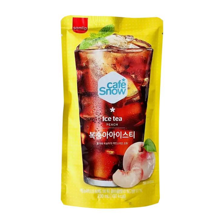 Чай холодный Samlip Peach Ice Tea персик 230 мл., дой-пак