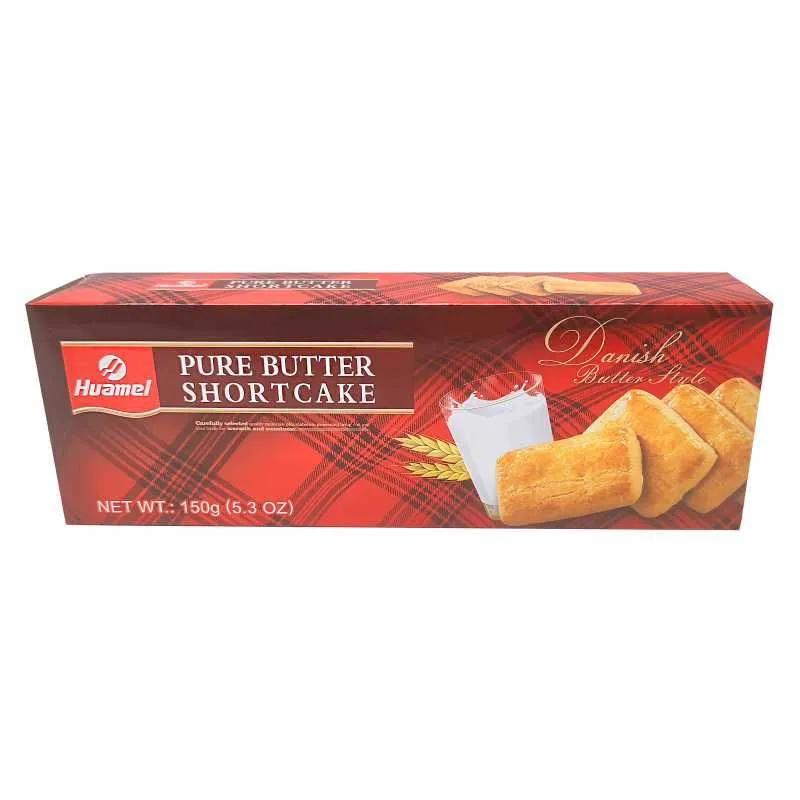 Печенье Huamei all butter shortbread классическое шотландское печенье 150 гр., картон